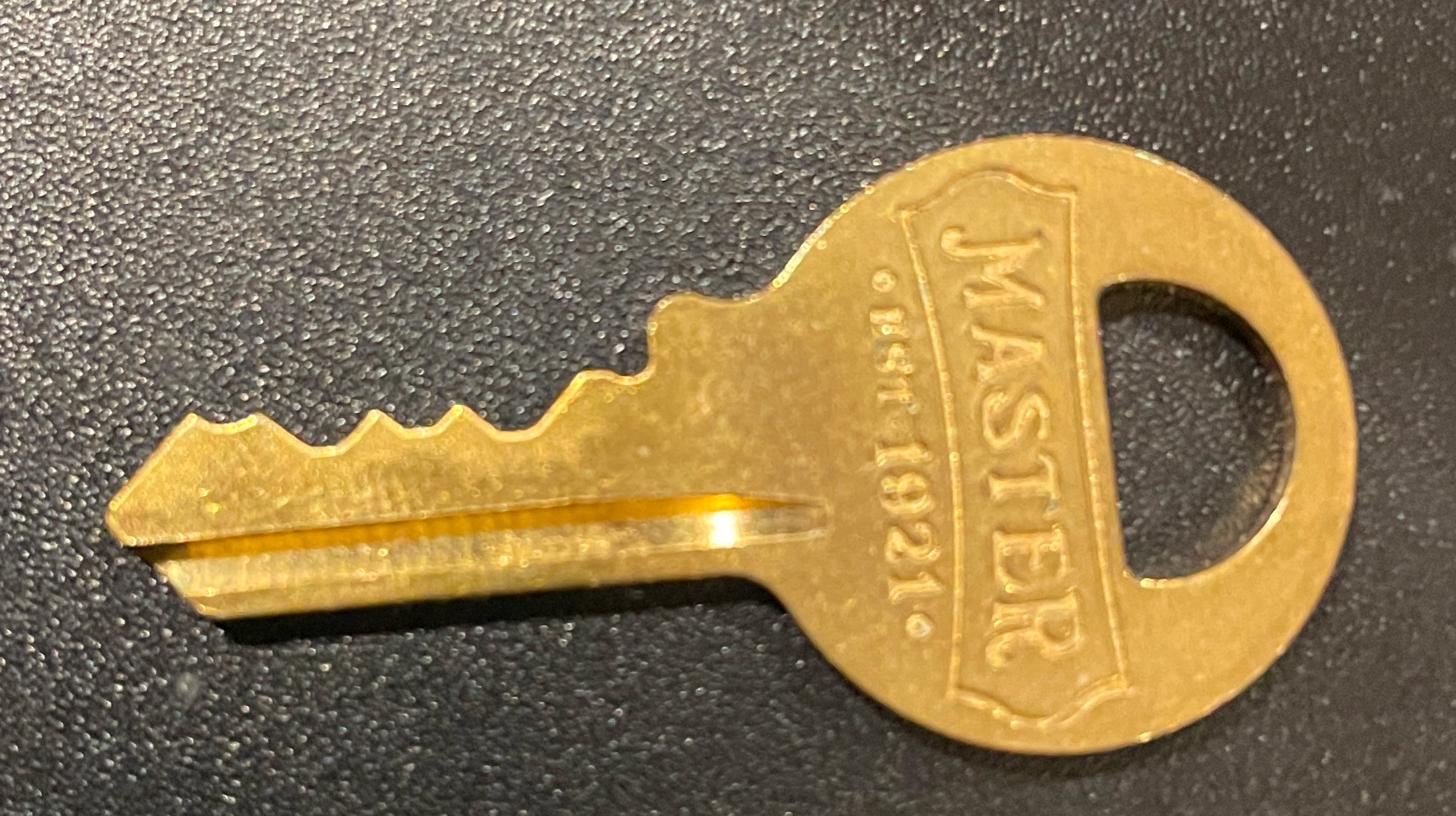 Master Lock #3 key